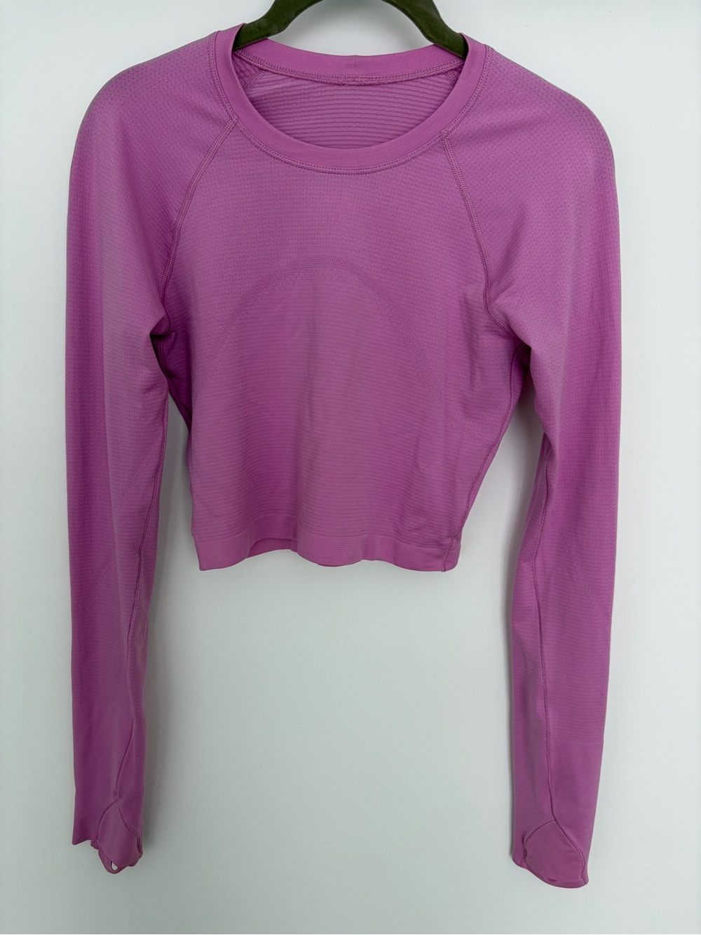 Lululemon Swiftly Tech Cropped Long Sleeve 2.0